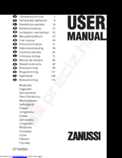 Zanussi zfp18400wa User Manual