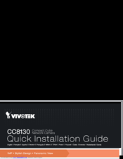 Vivotek CC8130 Quick Installation Manual