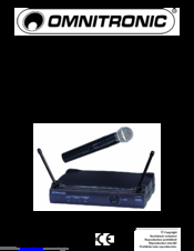 Omnitronic VHF-250 User Manual