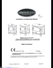Broseley Monterrey 7 Installation And Operation Manual