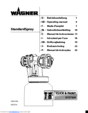 WAGNER StandardSpray Operating Manual