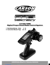 Carson Reflex Wheel Pro 2 Telemetry 500500038 Instruction Manual