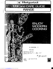 Hotpoint RB747N Use And Care Manual