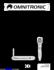 Omnitronic UHF-201 User Manual