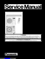 Panasonic CU-E28GKR Service Manual