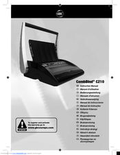 GBC C210 Instruction Manual