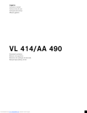 Gaggenaunau AA 490 Instruction Manual