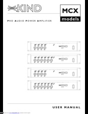 Kind MCX 86 User Manual