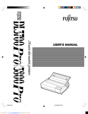 Fujitsu DL3700 Pro User Manual
