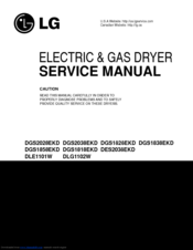 Lg DGS2028EKD Service Manual