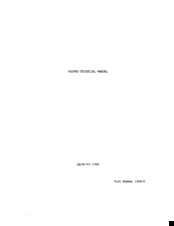 Kaypro 4X Technical Reference
