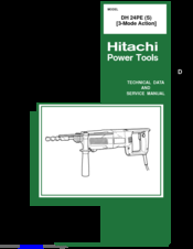 Hitachi DH 24PE (S) Technical Data And Service Manual