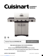 Cuisinart Gourmet INFRARED 800 Assembly Manual