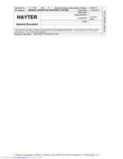 Hayter Scarifier 110H Instruction Manual