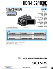 Sony Handycam HDR-HC9E Service Manual