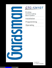 Gardsman CTC-1241GT Installation Manual