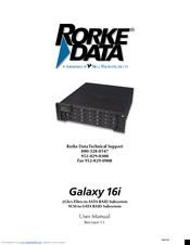Rorke Data Galaxy 16i User Manual