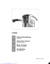Cleanmaxx Z 09294 Instruction Manual