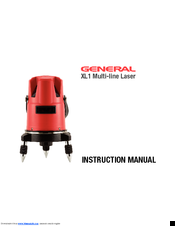 General XL1 Instruction Manual