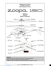 ACME zoopa 150 Instruction Manual