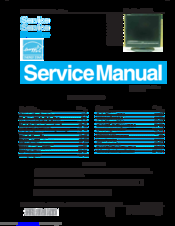 Philips Brilliance 190P6EG/00 Service Manual
