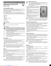 Conrad 25 LCD Operating Instructions Manual