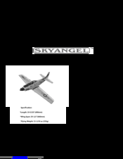 skyangel Mini Warbirds A-1 Assembly And Operating Manual