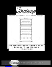 Vinotemp VT-24TS-2Z Owner's Manual