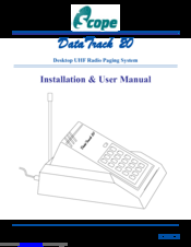 scope DataTrack 20 Installation & User Manual