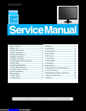 AOC 919SWN Service Manual