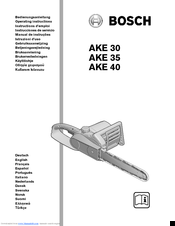 Bosch AKE 30 Operating Instructions Manual