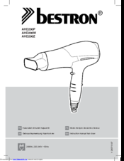 Bestron AHD200W Instruction Manual