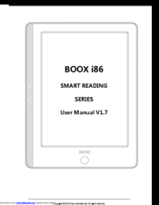 Boox i86 User Manual