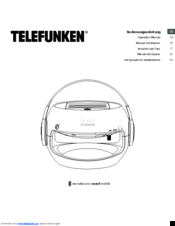 Telefunken bs 500 Operation Manual