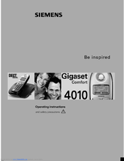 Siemens Gigaset 4010 Operating Instructions Manual