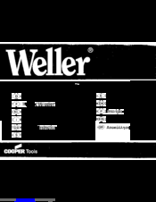 Weller WSD 130 Operating Instructions Manual