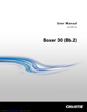 Christie Boxer 30 User Manual