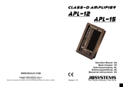 JB Systems APL-15 Operation Manual