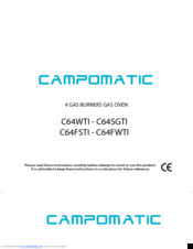 Campomatic C64FSTI Manual