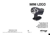 JB Systems MINI LOGO Operation Manual