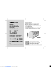 Sharp XL-UH3H Operation Manual