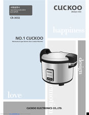 Cuckoo HAPPINESS CR-3032 Operating	 Instruction