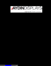 Aydin Displays VFP20 series Instruction Manual
