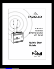 RadioLinx RLX-FHES Quick Start Manual
