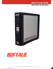 Buffalo HD-HCU2 DriveStation Quick Setup Manual