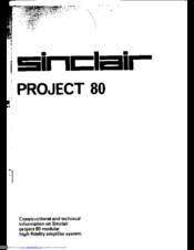 Sinclair Project 80 Technical Information