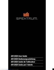 Spektrum AR12020 User Manual