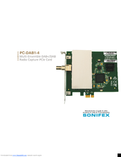 Sonifex PC-DAB1-4 Handbook