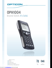 Opticon OPH 1004 Manual