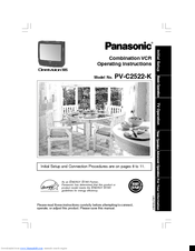 Panasonic PV-C2522-K Operating Instructions Manual